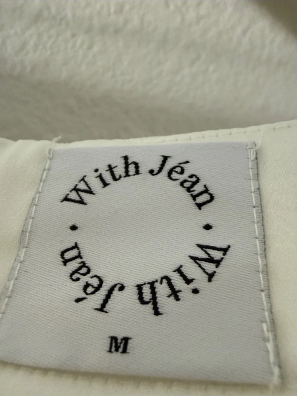 With Jéan White‎ Clement Lace up Side Tie Mini Skirt Medium
